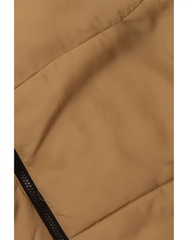 Мужская утепленная куртка с капюшоном Jack & Jones UK 42 XL, бежевый полиэстер