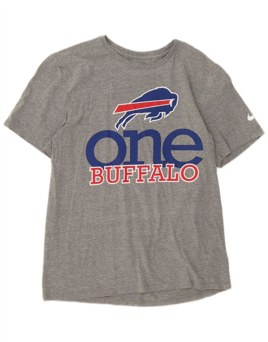 Мужская футболка с рисунком Nike Buffalo Bills среднего серого цвета в крапинку