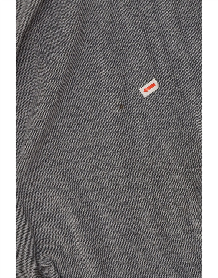 Мужская рубашка поло Jack & Jones, большая серая хлопковая крапинка
