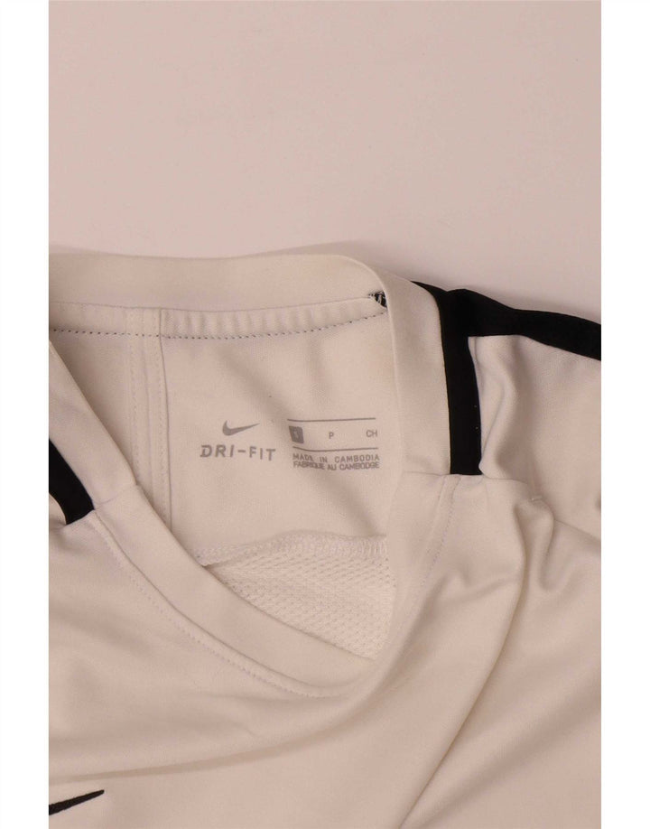 Мужская футболка Nike Dri Fit, маленький белый полиэстер