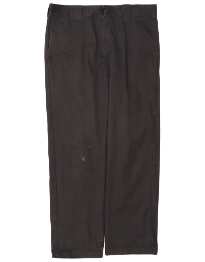 Мужские узкие прямые брюки-чинос Dickies W32 L32, черный полиэстер