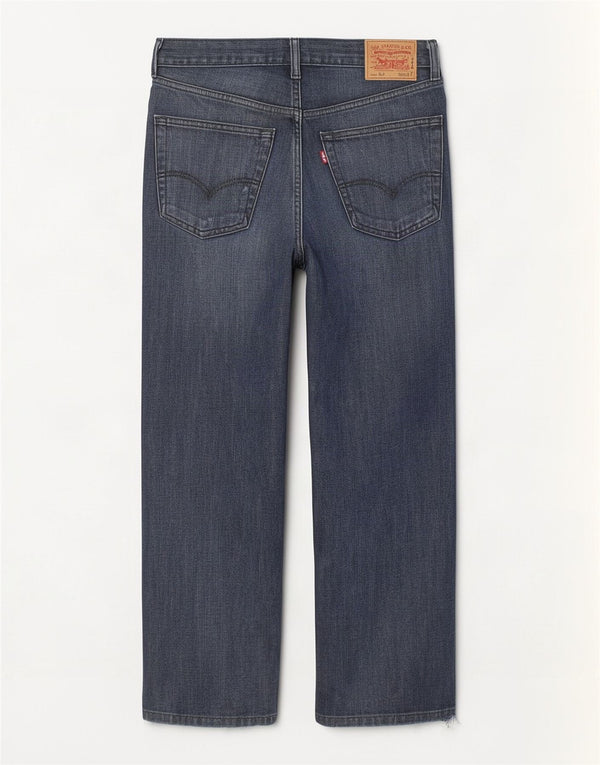 Мужские прямые джинсы Levi's 501 W36 L27 темно-синие, хлопок