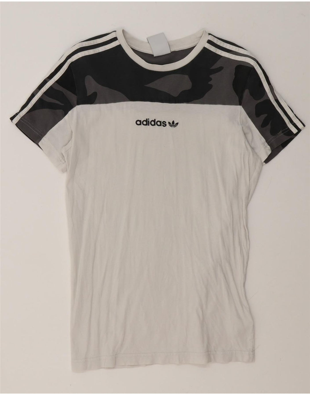 Мужская футболка Adidas Top Small White Camouflage Cotton