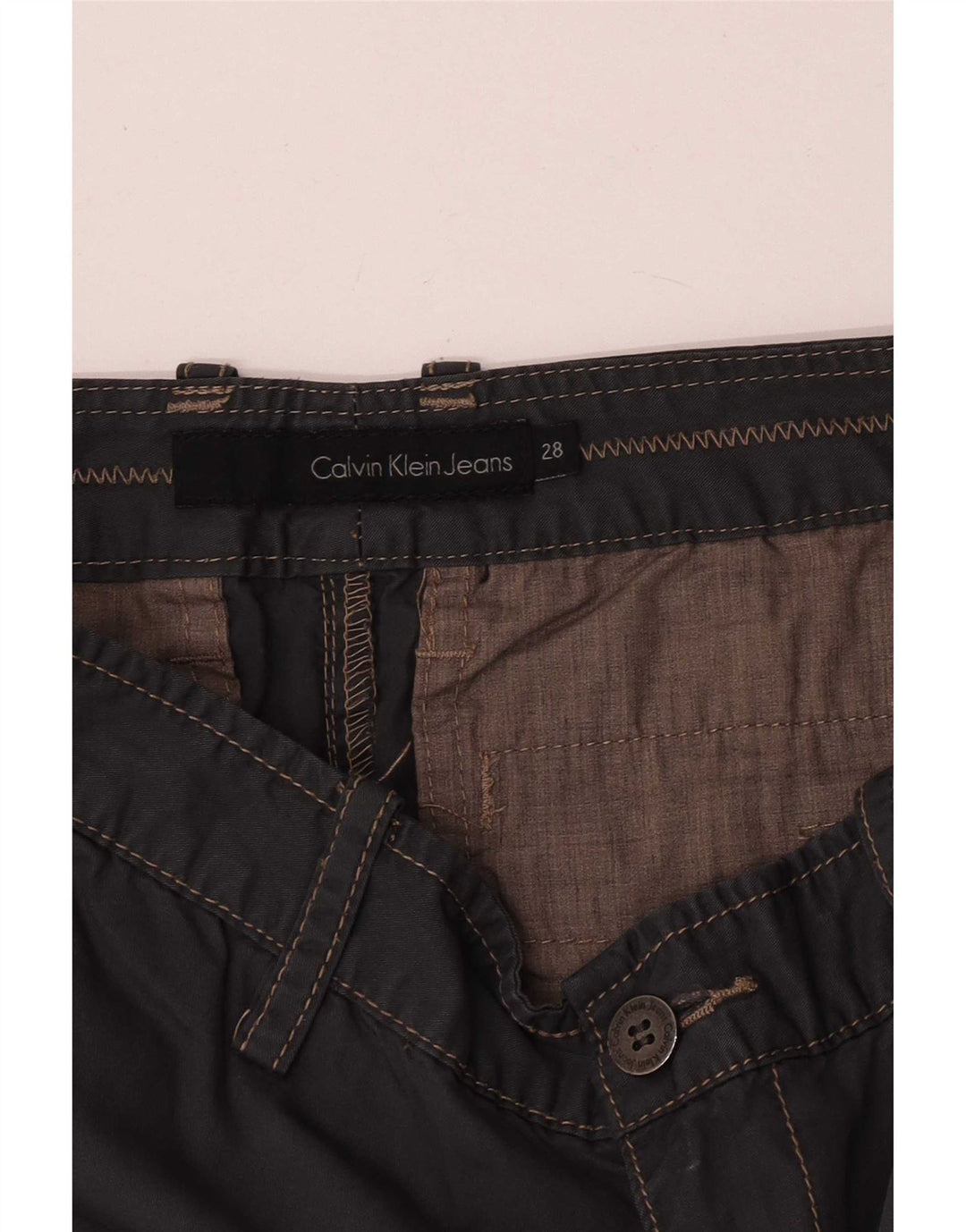 Женские прямые брюки чинос Calvin Klein W28 L29 серые