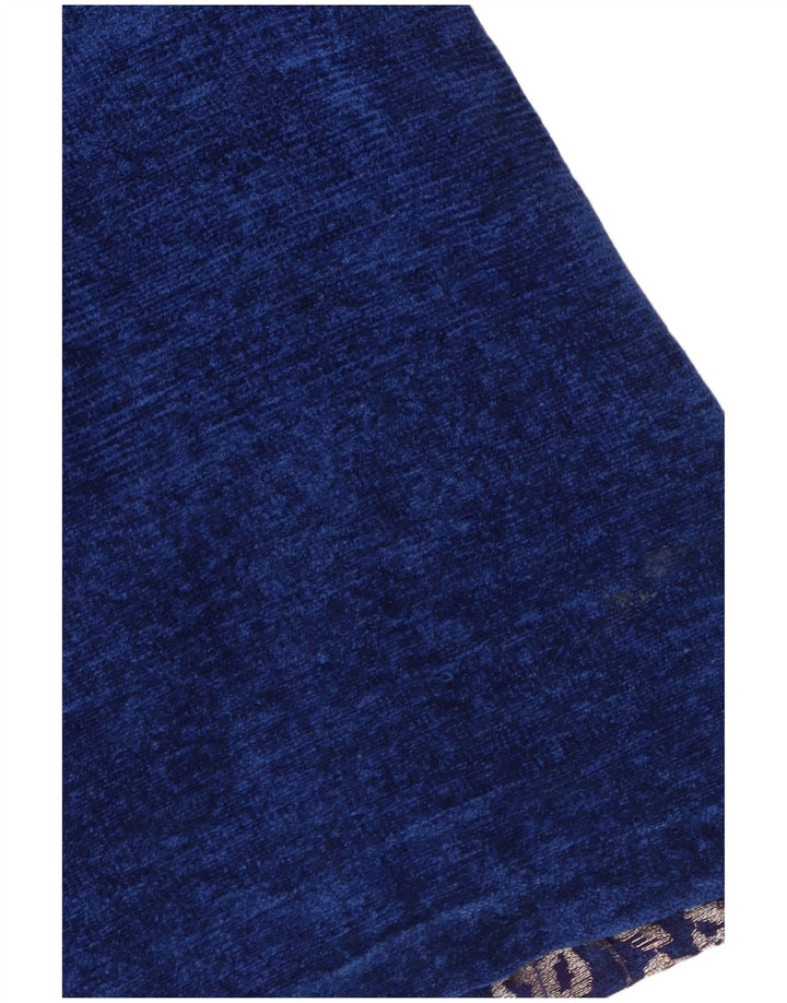 Женский пиджак на 4 пуговицах Indigo Moon IT 46, большой синий цветочный вискоза