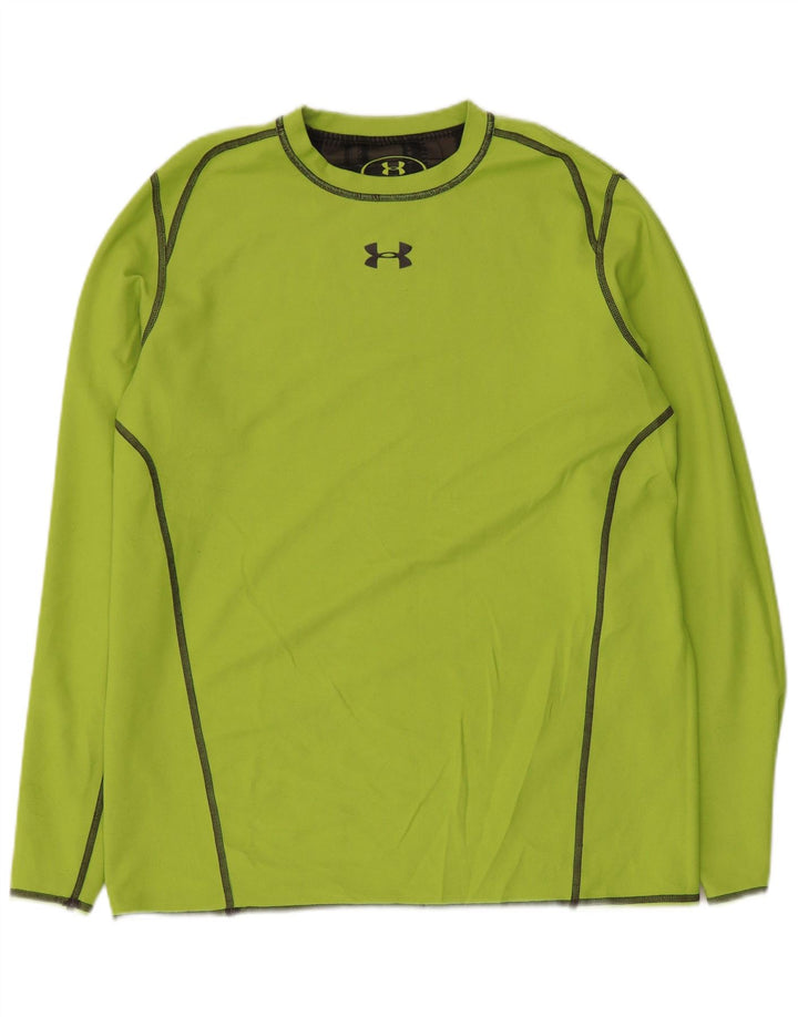 Мужской двусторонний топ с длинными рукавами UNDER ARMOR, средний серый в клетку