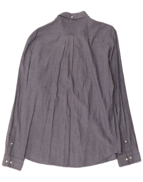 Мужская рубашка Gant XL, темно-синяя, хлопок