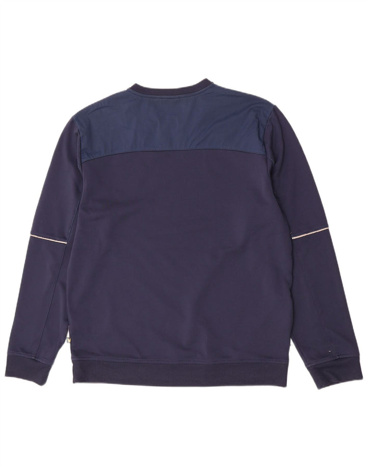 Мужской свитер Lyle & Scott, большой темно-синий полиэстер