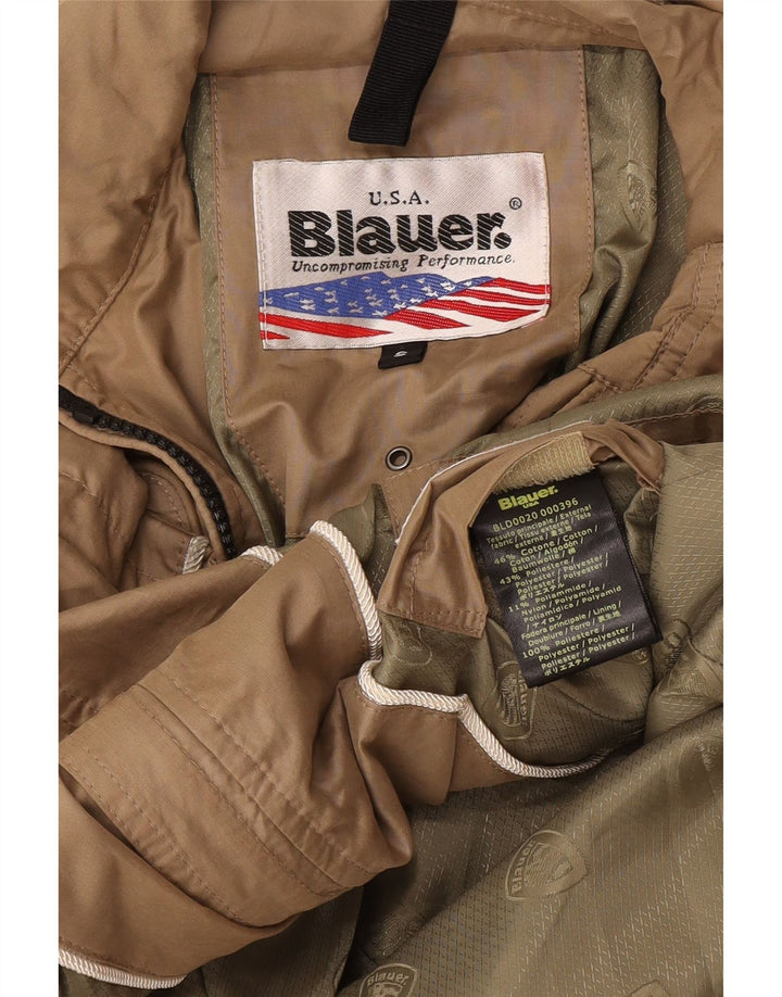 Женская куртка Blauer UK 10, маленькая, бежевый, хлопок