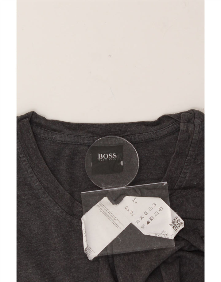 HUGO BOSS Mens T-Shirt Top Small Grey Cotton Vintage Hugo Boss and Second-Hand Hugo Boss from Messina Hembry 