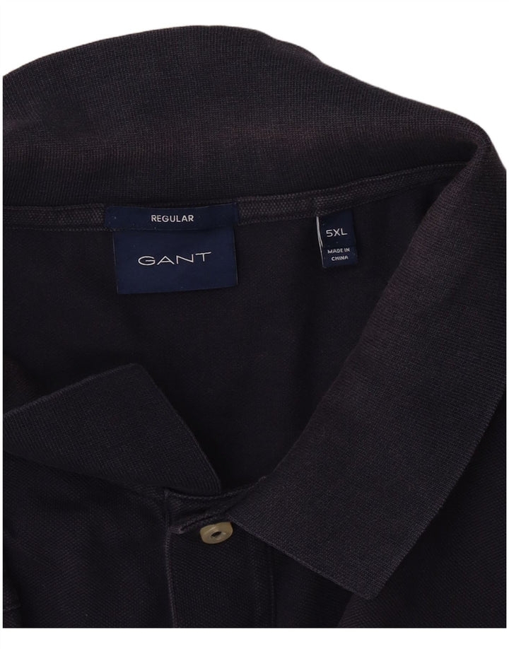 Мужская рубашка-поло стандартного кроя Gant 5XL темно-синяя