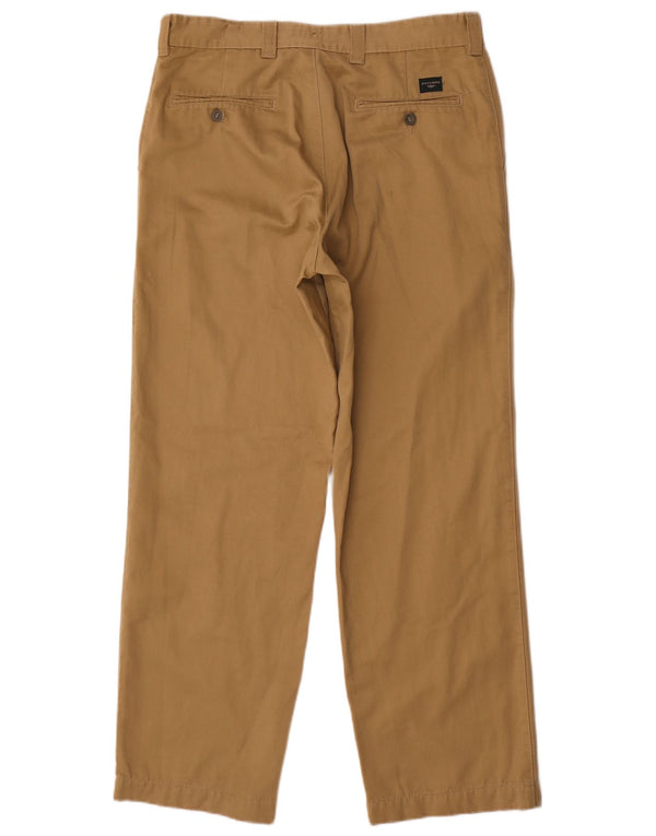 Мужские прямые брюки-чиносы Dockers цвета хаки W33 L30 Бежевые