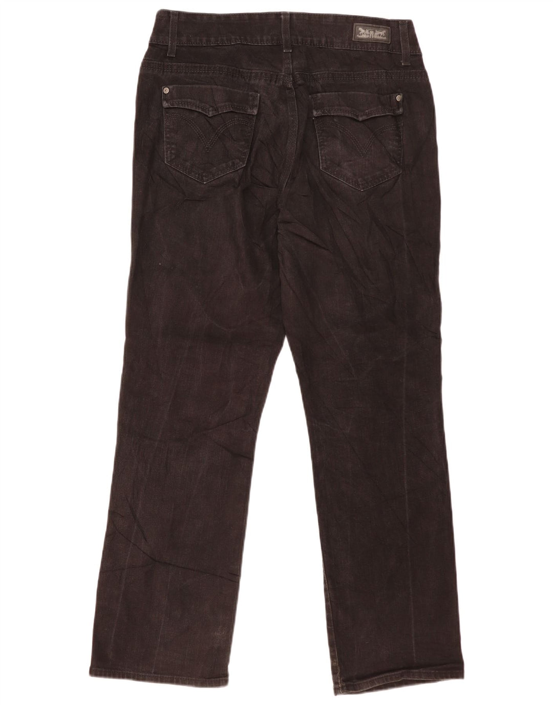 Женские прямые джинсы Levi's США 14, большие W32 L30, черные