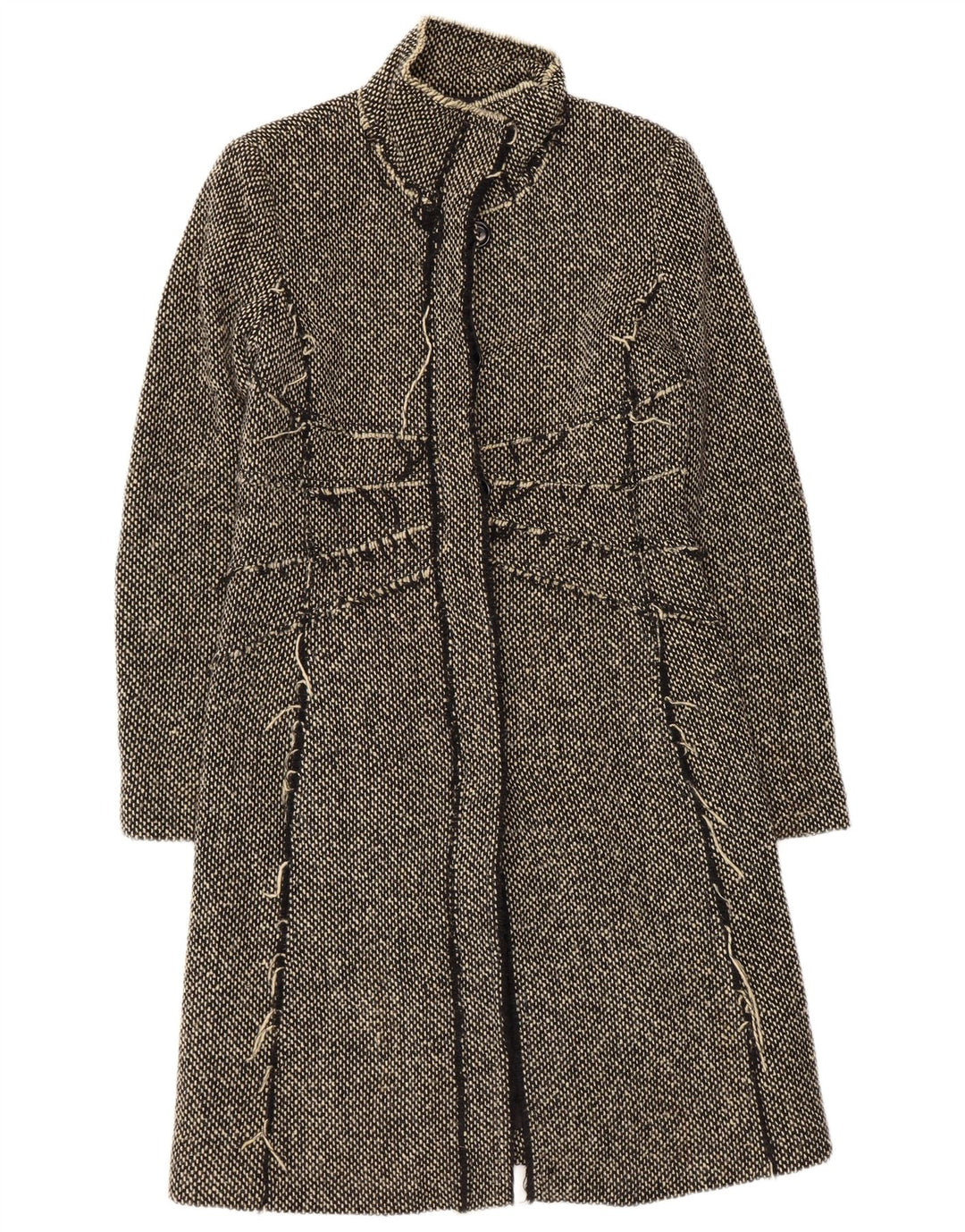 Женское пальто MAX & CO. UK 8, маленькое черное из полиэстера