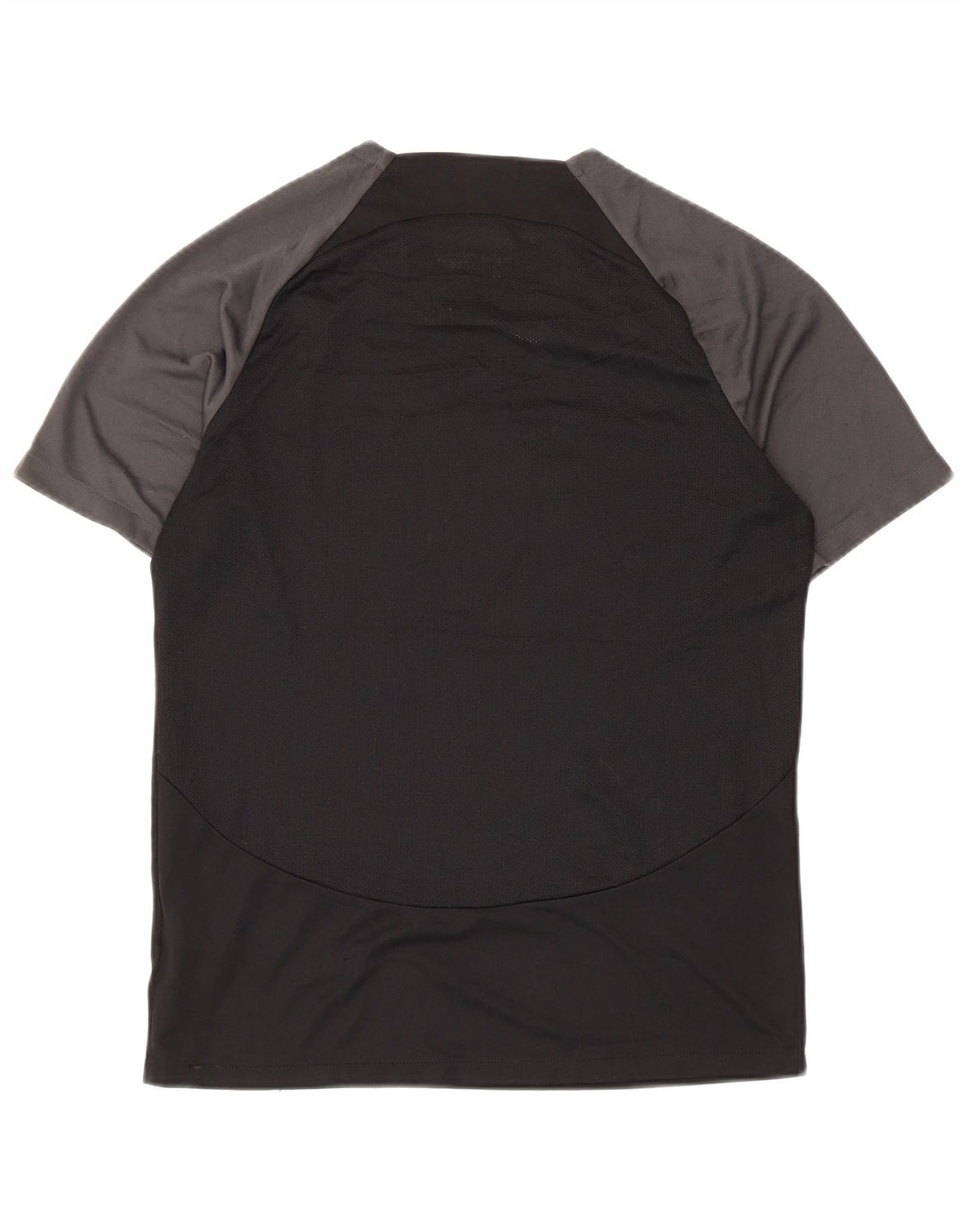 Мужская футболка Nike Dri Fit, средний черный полиэстер с цветными блоками