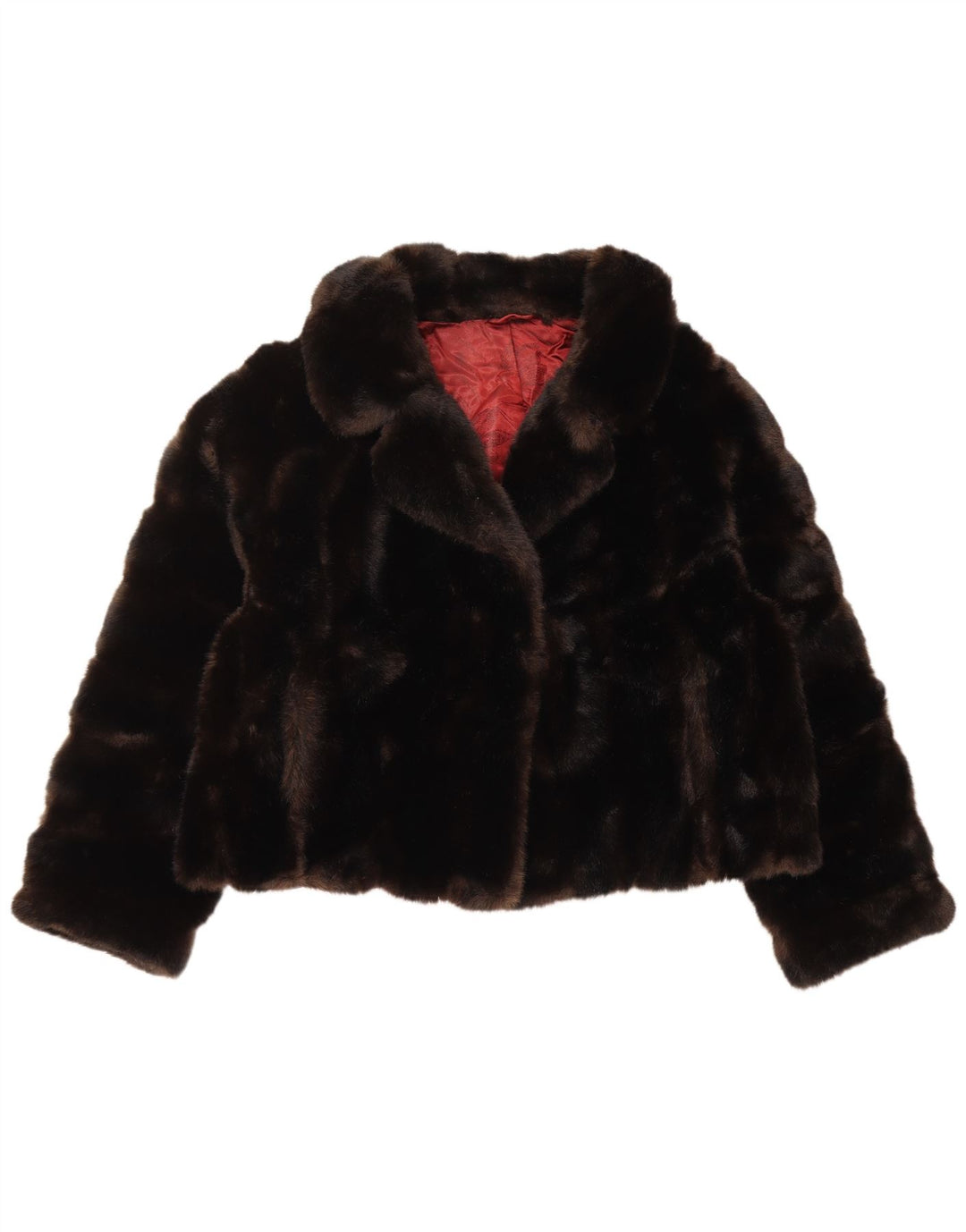 TISSAVEL Женская куртка из искусственного меха UK 18 XL Коричневый полиакрил