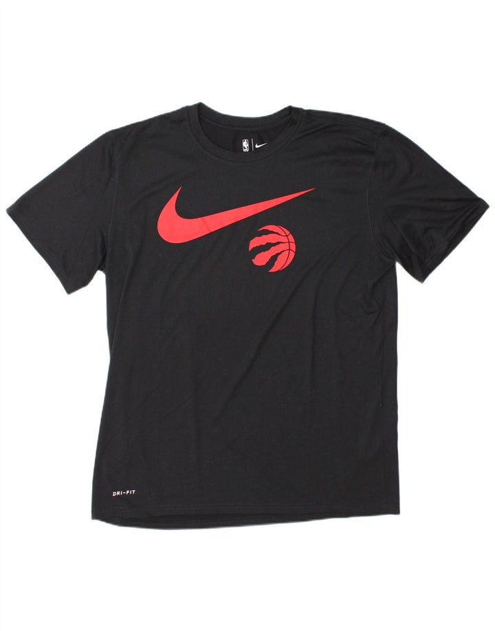 Мужская футболка Nike Dri Fit с графикой, большой черный полиэстер