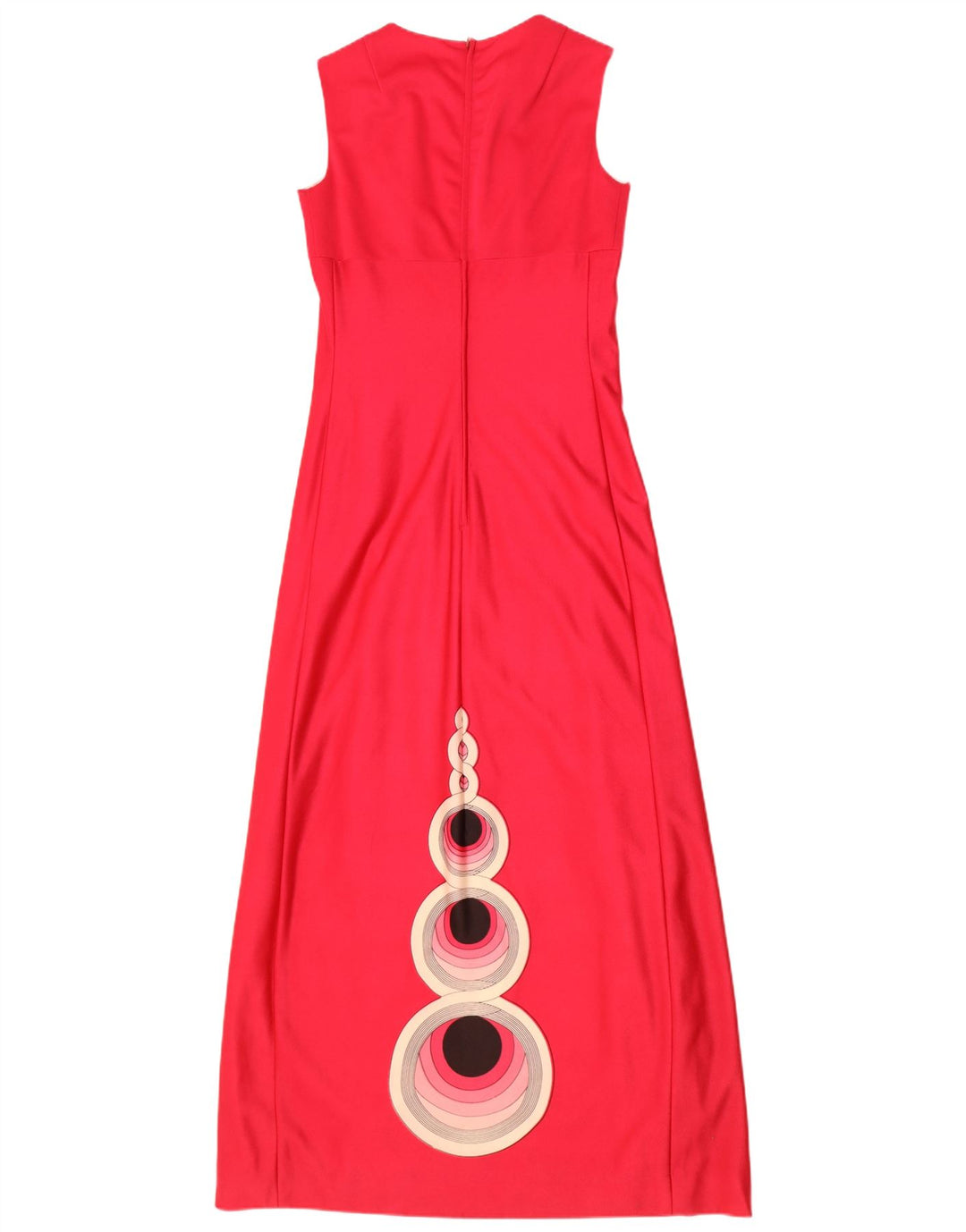 Винтажное женское платье макси без рукавов с рисунком, Великобритания, 10 шт., маленькое розовое