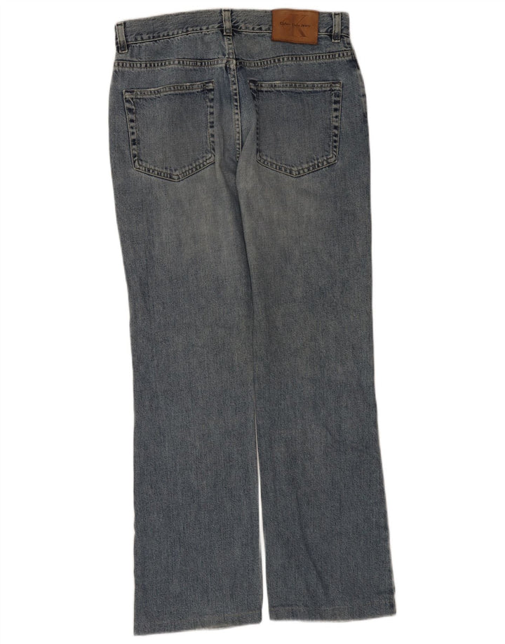 Женские джинсы Bootcut Calvin Klein W31 L30 синие, хлопок