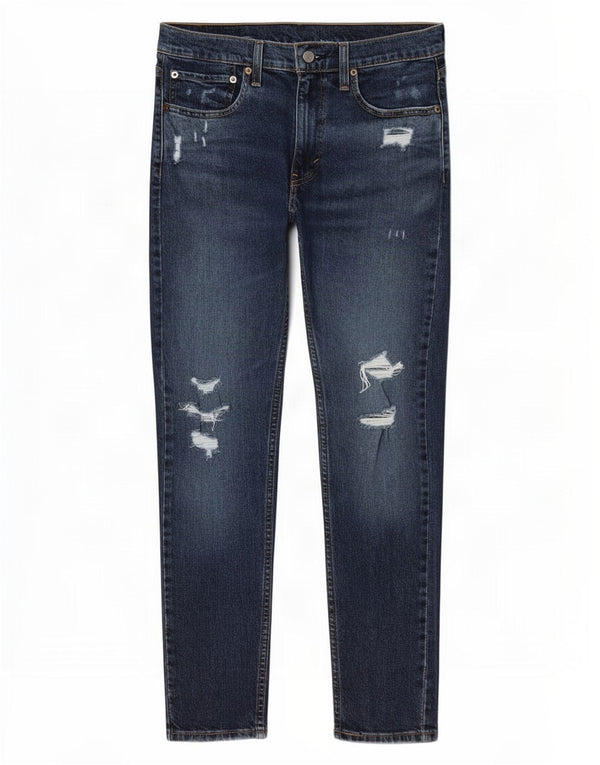 Мужские джинсы Levi's Slim 519 W32 L30 темно-синие, хлопок