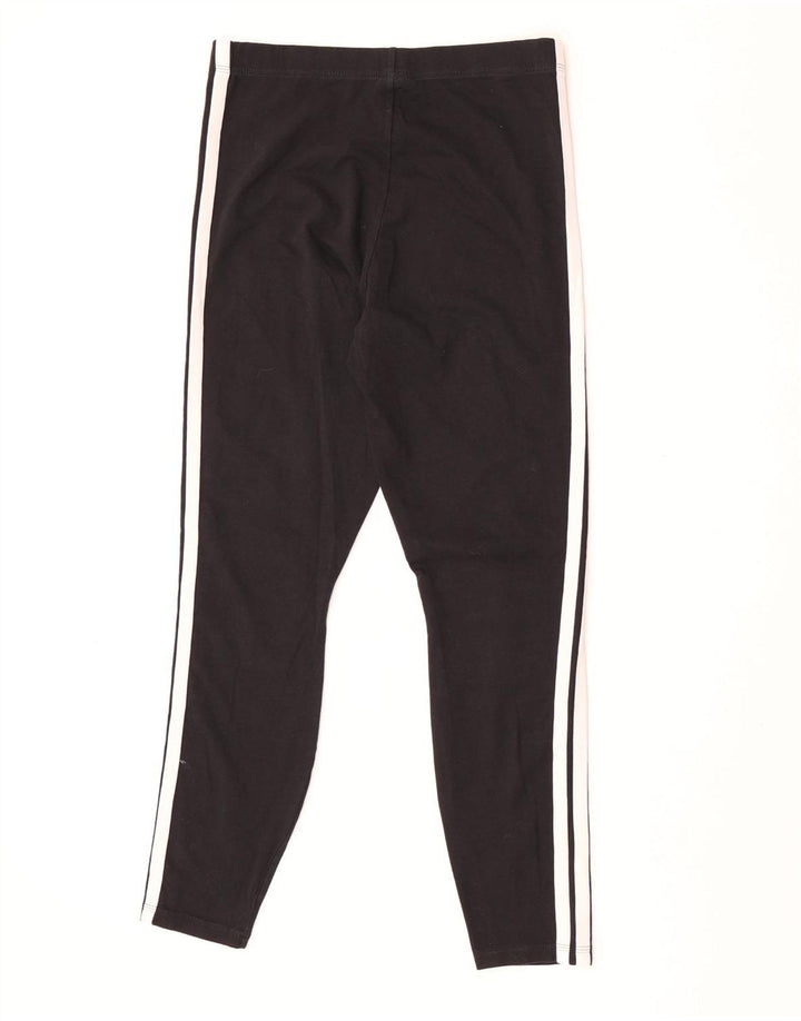 Мужские леггинсы Adidas UK 12/14, средние черные хлопковые
