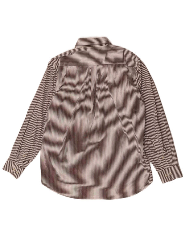 Мужская рубашка Fila XL, коричневый хлопок в тонкую полоску