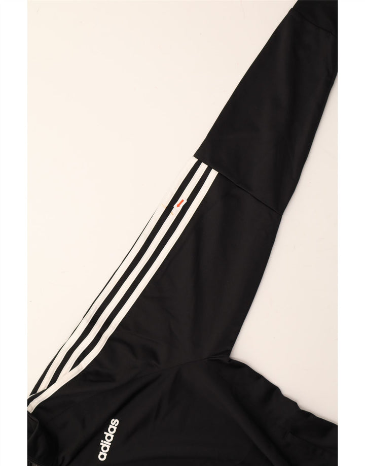 ADIDAS Mens Climalite Tracksuit Top Jacket Small Black Polyester Vintage Adidas and Second-Hand Adidas from Messina Hembry 