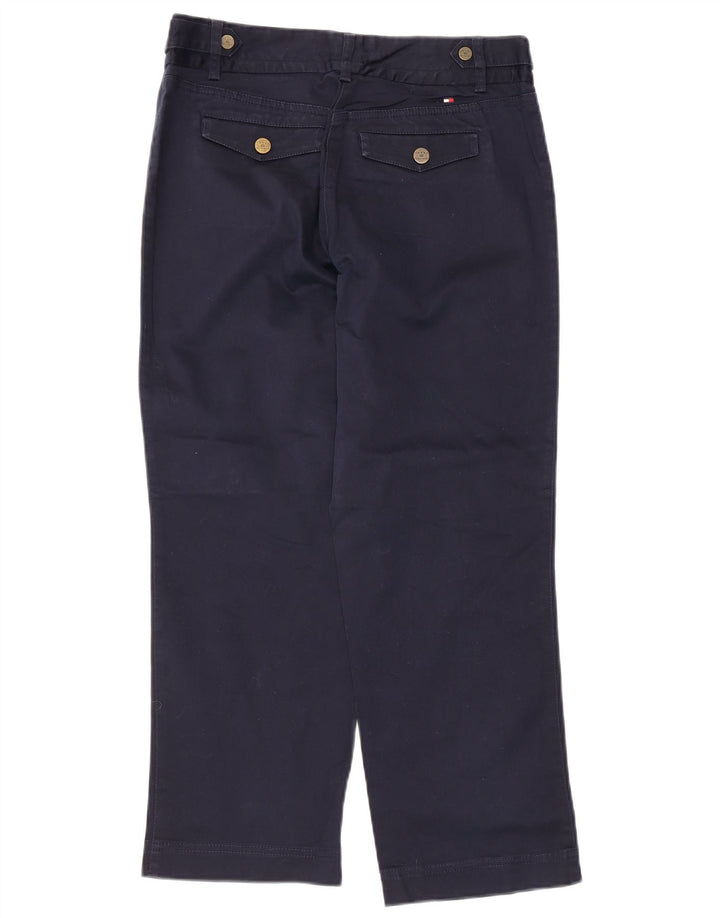 Женские укороченные брюки Tommy Hilfiger US 10, большие W32 L25, темно-синие