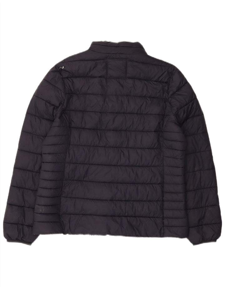 ОДЕЖДА ДЛЯ ЭКИПАЖА Женская стеганая куртка UK 16, большой темно-синий нейлон