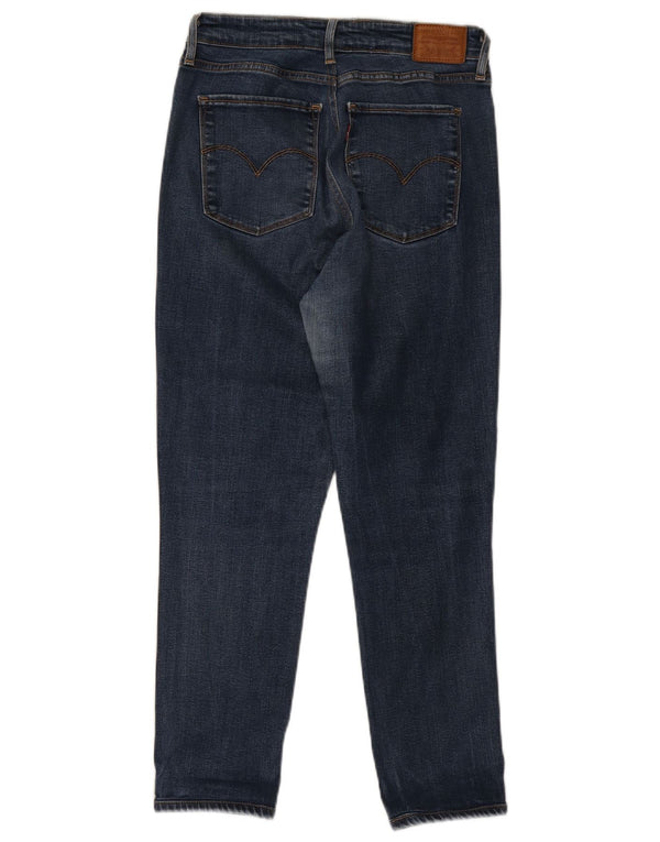 Женские укороченные джинсы с высокой талией Levi's W28 L25 синие