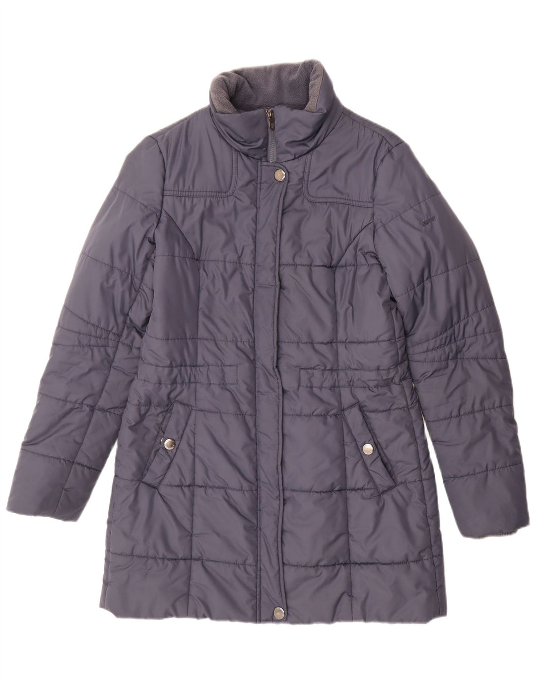 Женское стеганое пальто Esprit UK 12 Medium Navy Blue
