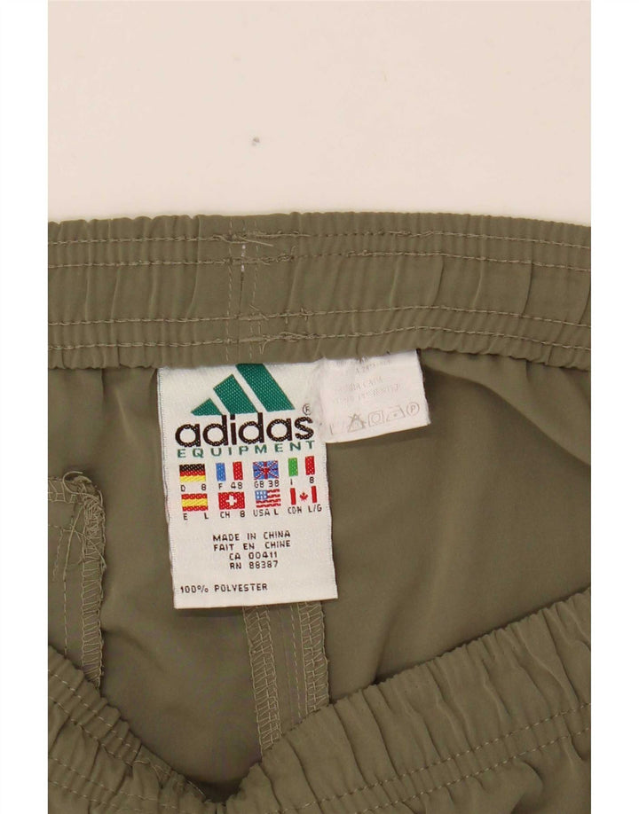 Мужские спортивные шорты Adidas XL хаки из полиэстера