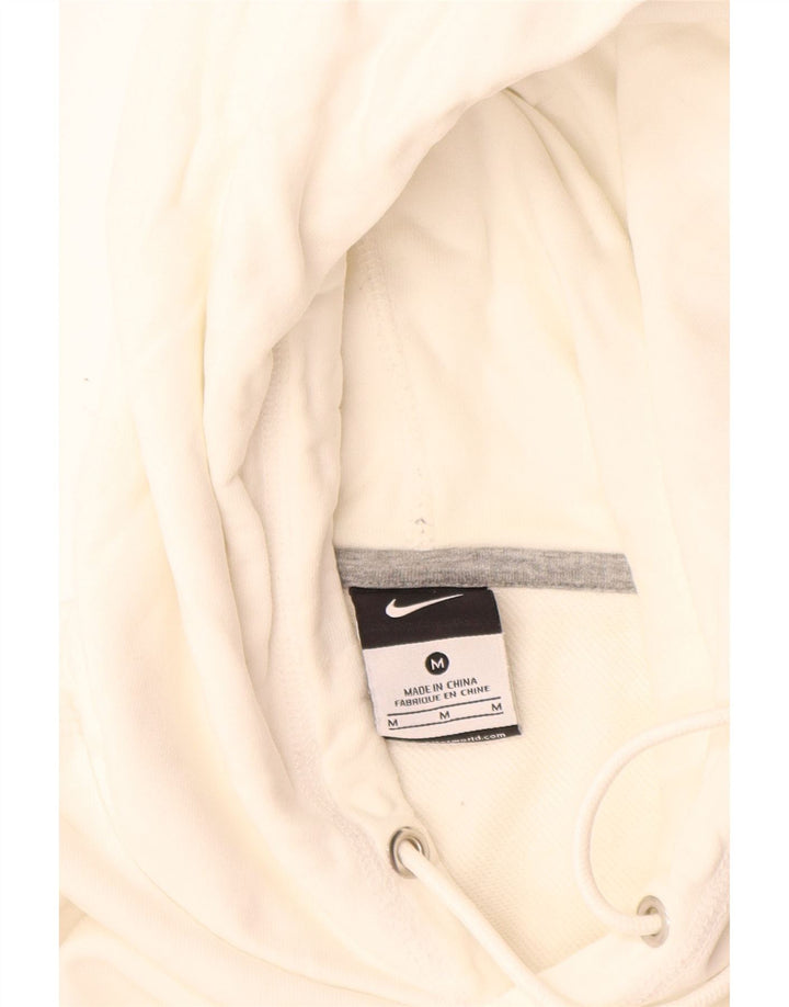 Мужской джемпер с капюшоном Nike с графическим рисунком, средний белый, хлопок с цветными блоками