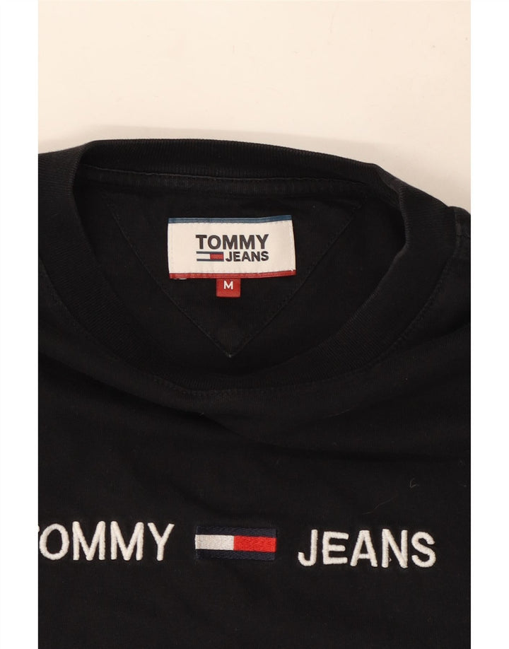 Мужская футболка с рисунком Tommy Hilfiger, средний черный