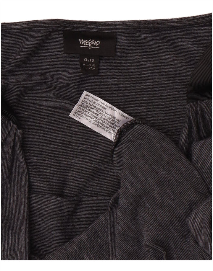MOSSIMO Womens Sleeveless Maxi Dress UK 18 XL Grey Rayon