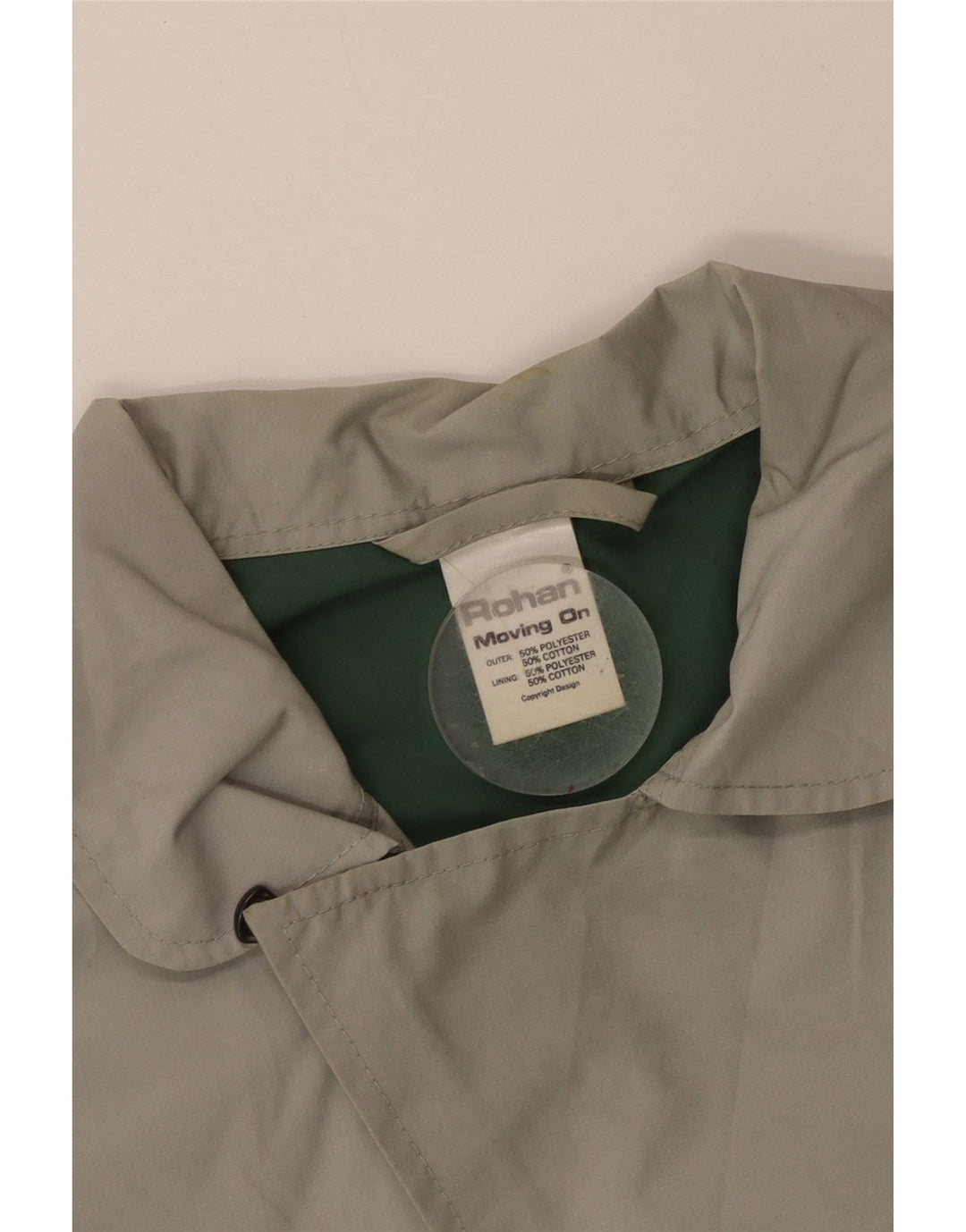 Мужская пуловер-ветровка ROHAN UK 36, маленький зеленый цветной блок