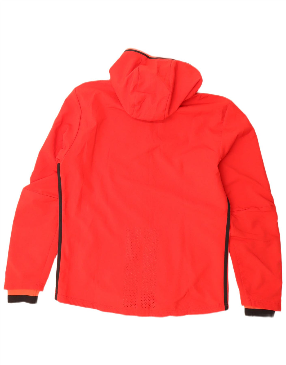 Мужская куртка-дождевик Adidas Climacool Graphic Hooded UK 38, средний красный полиэстер