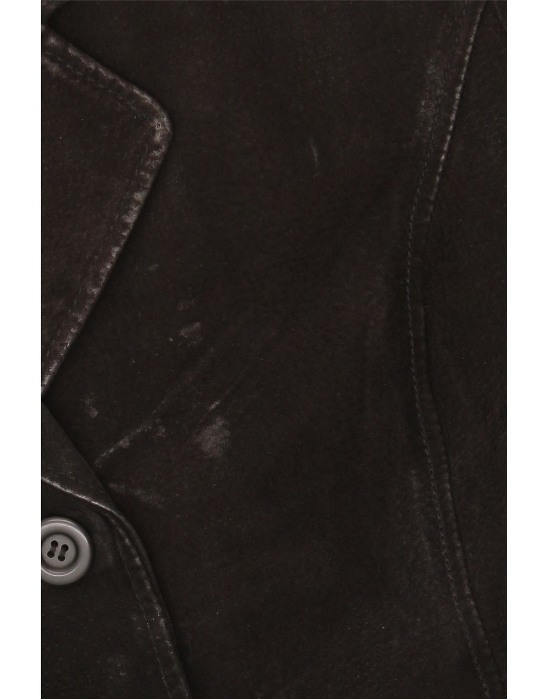 Женский замшевый пиджак GYPSY на 3 пуговицах, Великобритания 14, средний черный кожаный