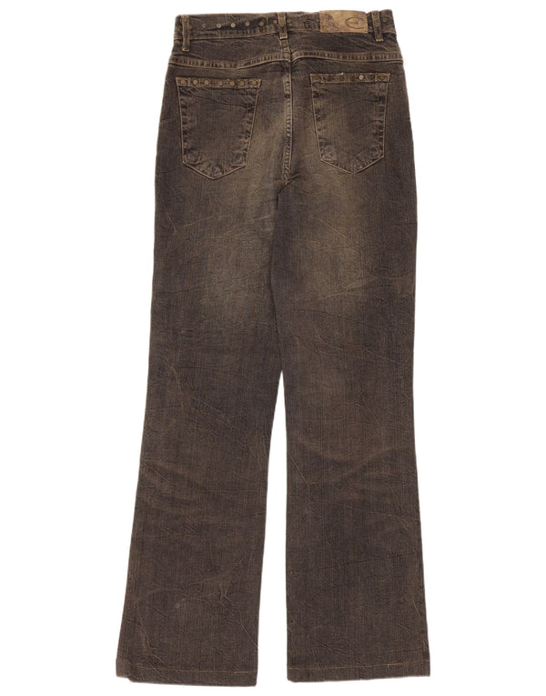 Женские джинсы Bootcut Just Cavalli W29 L27 коричневые, хлопковые