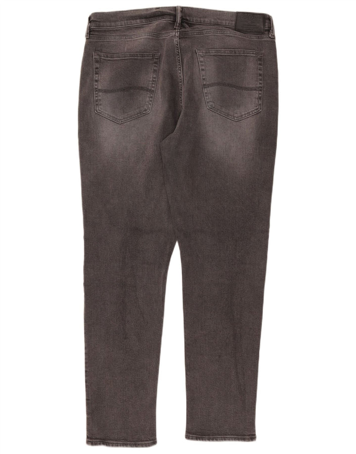 Мужские узкие джинсы Marks & Spencer W36 L31 серые, хлопок