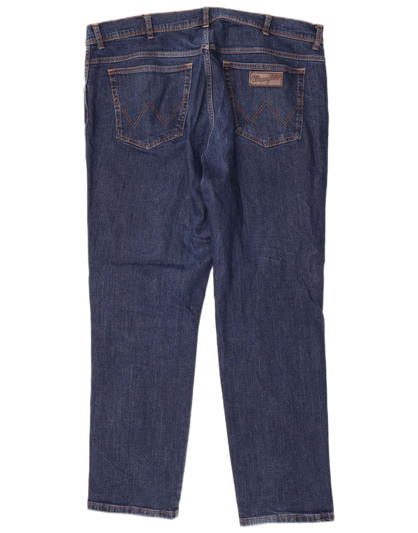 Мужские джинсы WRANGLER Texas Slim W42 L32, синий хлопок