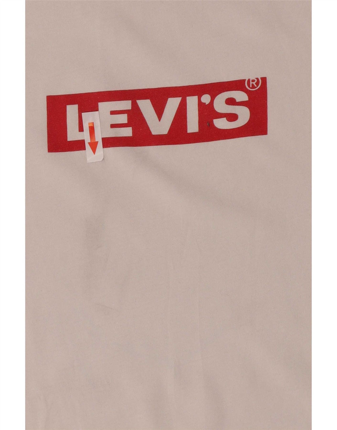 Мужская футболка с рисунком Levi's, средний белый цвет