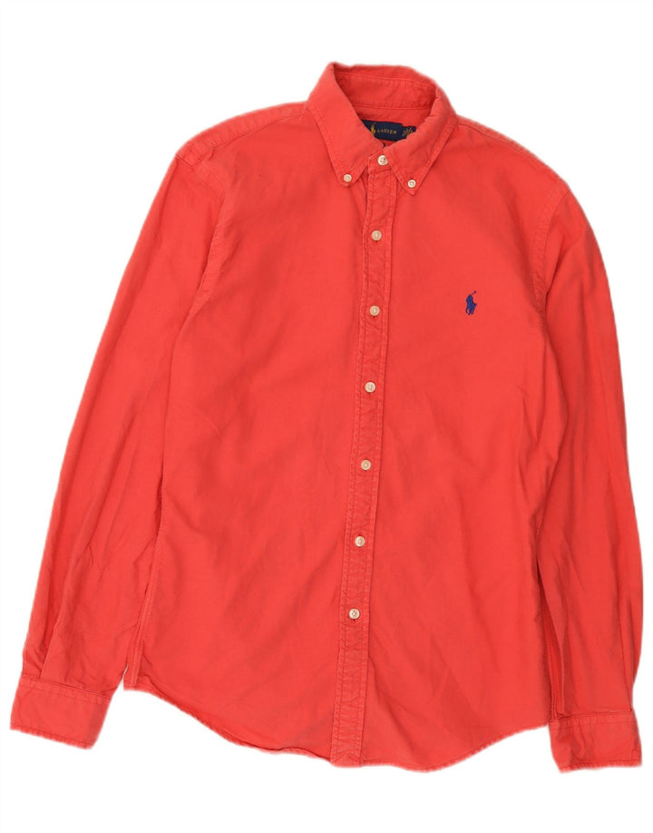 Мужская рубашка узкого кроя Ralph Lauren, маленький красный хлопок