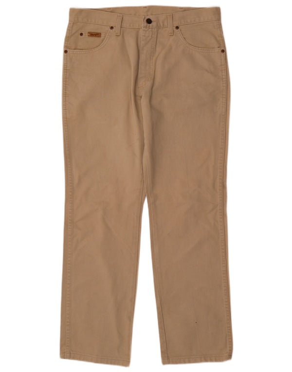 Мужские прямые джинсы WRANGLER Texas W34 L30, бежевый хлопок