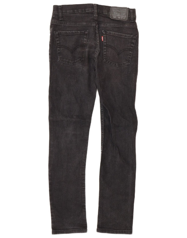 Джинсы скинни Levi's Girls 510 13–14 лет W27 L27, серый хлопок