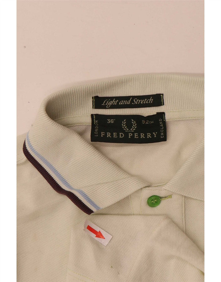 Мужская рубашка-поло Fred Perry, хлопковая маленькая зеленая полоска