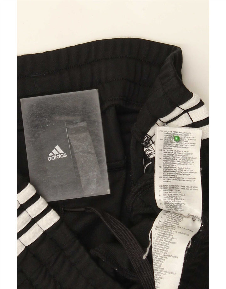 Женские спортивные брюки Adidas UK 10, маленькие черные из полиэстера