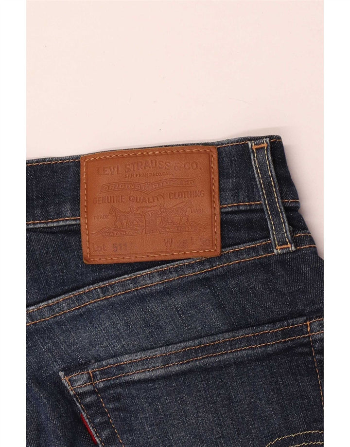 Мужские джинсы Levi's Slim 511 W28 L30 синие