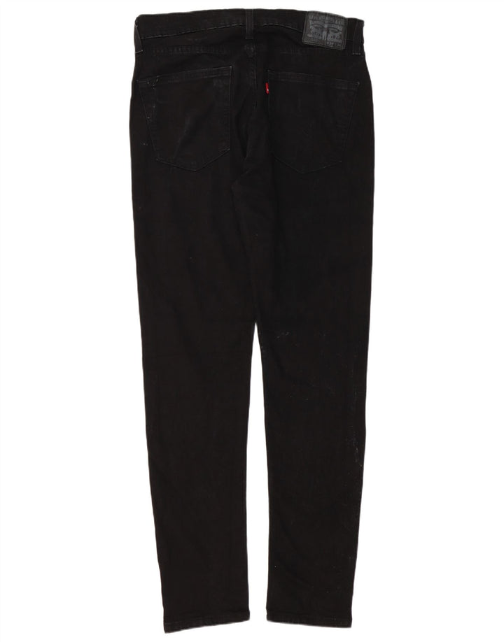 Мужские зауженные зауженные джинсы LEVI'S 512 W34 L32, черный хлопок