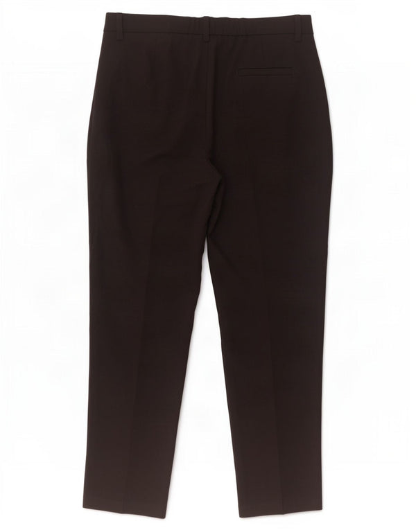 Женские зауженные костюмные брюки Marks & Spencer UK 10, маленькие W26 L25, черные